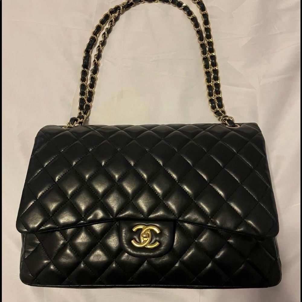 Chanel maxi flap. Retail for over $10k. Auth card and Chanel bag included